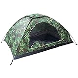 Daweglop 1 Person Tragbares AußEn Camping Zelt AußEn Wanderreise Camouflage Camping Nickerchen Zelt