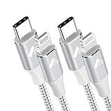 USB C auf Lightning Kabel [2 Stück 1M+2M] iPhone Ladekabel MFi Zertifiziert Power Delivery Nylon Fast USB Typ C Lightning Ladekabel für iPhone 12/12 Pro Max/12 Mini/11/11 Pro/SE 2020/XR/XS/X/8/8 Plus