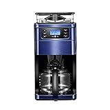 FCYIXIA Drip Kaffeemaschine, Grind und Brew Kaffeevollautomat mit Built-In Burr WiFi Automatische Filterkaffeemaschine Kaffeemühle