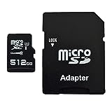 512GB MicroSDXC Speicherkarte mit Adapter Class 10 kompatibel für Canon SX520 HS PowerShot