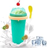 Slushie Maker Cup – DIY Magic Quick Frozen Smoothies Becher für hausgemachte Milchshake-Eismaschine, Kühlbecher, doppellagiger Squeeze Slushy Maker Cup, Geburtstag lustige Geschenke für Kinder,