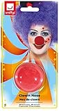 Smiffys Unisex Clown Nase, One Size, Rot, 164