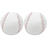 Professionelle Baseballs, 2 Stück 30,5 cm Softball-Ball, weicher Baseball-Gummi-Übungsball für Spielübungen, Training, Spiel