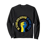 Stehen Sie der Ukraine bei Wir wollen Frieden Sweatshirt