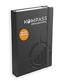 KOMPASS Erfolgsjournal Nachfolgeversion | Planer für Ziele, Selbstreflexion, Fokus, Achtsamkeit & Dankbarkeit | Tagebuch, Notizbuch, Organizer im DIN A5 Format
