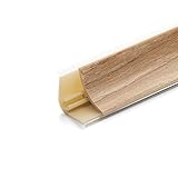 DQ-PP 3m WINKELLEISTE | Eiche Sonoma | 13 x 13mm | PVC | Küchenleiste Arbeitsplatte Abschlussleiste Küchenabschlussleiste Wandabschlussleiste Tischp