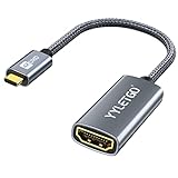 USB C auf HDMI Adapter 4K @60Hz (Thunderbolt 3 kompatibel),YYletgo USB Typ C auf HDMI Adapter kompatibel mit MacBook Pro/Air 2020-2018,iPad Air 4,Samsung Galaxy Note20/S20/S10/S9,Huawei Mate20