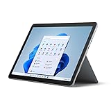 Microsoft Surface Go 3, 10 Zoll 2-in-1 Tablet (Intel Pentium Gold, 8GB RAM, 128GB SSD, Windows 11 Home S) Platin