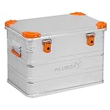 ALUBOX D76 Premium Aluminium Lagerbox Alukiste 73 Liter mit Stapelecken