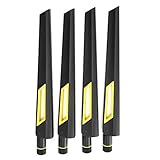 DualBand-Antenne, Ethernet-WLAN-Antenne 2,4 G/5 G DualBand 10 DB SMA-Antenne 4-teilige Desktop-WLAN-Antenne für RTAX88U AX6000