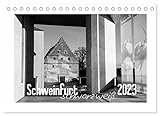 Schweinfurt schwarzweiß (Tischkalender 2023 DIN A5 quer) Monatskalender