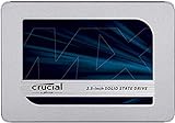Crucial MX500 500GB CT500MX500SSD1(Z)-bis zu 560 MB/s (3D NAND, SATA, 2,5 Zoll, Internes SSD)
