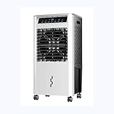 Air Cast Kühler, Mobile tragbare intelligente Klimaanlage Single Cool Home Schlafzimmer Wasserkühler Weiß