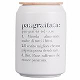 Villa d'Este Home Tivoli Victionary Brottopf 1600 ml aus Steingut, Bambusdeck