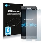 Savvies 6X Schutzfolie kompatibel mit Samsung Galaxy J3 2017 Displayschutz-Folie Ultra-transparent
