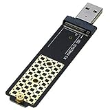 M.2 auf USB Adapter, RIITOP M2 SSD auf USB 3.0 Kartenleser Kompatibel mit NVMe (PCI-e) & B+M Key (SATA) SSD