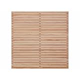 Mega Holz Sichtschutzzaun Rhombus DIY Lärche Natur 180x180