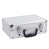 Flightcase mit gepolstertem, abschließbarem Schaumstoff und Werkzeugkoffer, universelle tragbare Aluminium-Transportbox für Handwerker auf Reisen