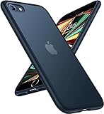 TORRAS für iPhone SE 2022 Hülle, iPhone 7/8/SE 2020 [Echtes Militärischer Falltest Zertifiziert] Extrem Stoßfest Aber Dünn [Transluzent] Unzerstörbar Handyhülle Case 5G, Schw