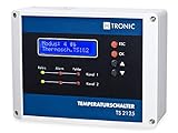H-Tronic 1114450 TS 2125 Multifunktions-Temperaturschalter-55-125 °C