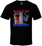 Qwicx World of Warcraft T-Shirt, inspiriert vom Film 'Gamer', Schwarz , XL