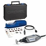 Dremel 3000 Multifunktionswerkzeug 130W, Set mit 1 Aufsatz, 25 Zubehörteilen, Variable Drehzahl 10.000-33.000 U/min zum Schneiden, Schleifen, Gravieren, Polieren, Schärfen, Reinigen, S