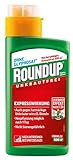Roundup Express Konzentrat Unkrautvernichter gegen Unkräuter und Gräser, Ohne Glyphosat, bis zu 500m², 400 ml