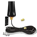 BINGFU 4G LTE Antenne Outdoor 5dBi SMA Stecker Antenne Außenwandmontage wasserdichte Antenne für 4G LTE Router Gateway Modem Hotspot Trail Kamera