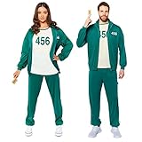 (PKT) (9915284) Adult Mens Squid Game Player 456 Costume (Large)