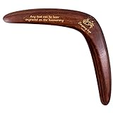 Traditionell bumerang 'Dunkelbrauner'. Bumerang kaufen, personalisierter boomerang, benutzerdefinierter bumerang