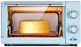 CHENGWENJIE Multifunktions-Mini-Elektrobackofen 11L Temperaturregelbar 100-230 ℃ 60 Minuten Timer Brotbackbox Gehärtete Glastür Nützlich