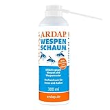 ARDAP Wespenschaum-Spray 300ml inkl. Sprührohr - Mit Sofort- & Langzeitwirkung zur Bekämpfung von Wespen, Wespennestern & weiteren Schädlingen
