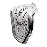 BONNIO Schmelzende Uhr-Tabelle Schmelzende Zeit-Fluss-Schreibtisch-Regal-Uhr dekorativ Salvador Dali inspiriert