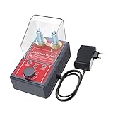 MRCARTOOL Zündkerzentester Auto-Zündkerzenprüfgerät mit einstellbarer Zweilochbuchse 220V Auto-Zündkerzengerät mit Transparent Schutzabdeckung Zündkerzen-Tester Analysator für 12V-Fahrzeug