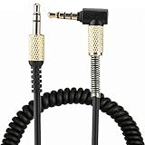 Queen.Y Ersatz Audio Kabel 3,5mm Stecker Volumen Steuerung Kabel Kopfhörer Mikrofonkabel Haltbares Headset-Mikrofonkabel für Marshall Ii