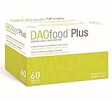 DAOfood Plus - Nahrungsergänzungsmittel DAO-Mangel/Histamin-Intoleranz - 60 effizienten, leicht verdaubare magensaftresistente Kapseln - Verdauungsenzyme - DAO-Enzym, Quercetin und Vitamin C.