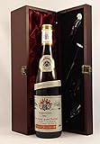 Niersteiner gutes Domtal Rheinhessen 1996 Josef Friederich in einer mit Seide ausgestatetten Geschenkbox, da zu 4 Weinaccessoires, 1 x 750ml