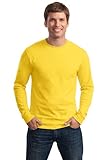 Hanes TAGLESS® Long-Sleeve T-Shirt 2XL Yellow