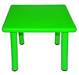 alles-meine.de GmbH Kindertisch - GRÜN - für INNEN & AUßEN - Kindermöbel für Mädchen & Jungen - Tisch Tische / Kinderzimmer / Plastiktisch - Kinder - Gartenmöbel - Plastik / Kuns..