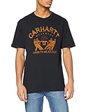Carhartt Herren Maddock Hard to Wear Out Short-Sleeve T-Shirt, Black, L