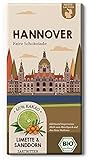 HANNOVER Fair Trade Stadt Schokolade / Limette und Sanddorn / Bio & Fairtrade-Kakao (1 Tafel, 75g)