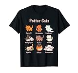 Potter-Katzen, niedliches Harry-Patronen-Geschenk für Mädchen. T-Shirt