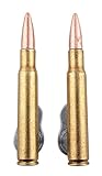 Paar Wandhalter für Springfield Gewehr, Patronen 30-06 Attrappen, ausziehbar