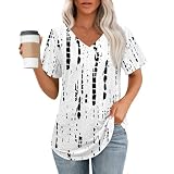 Oberteile Damen Sommer Sexy Tops für Damen Tshirt Damen Schwarz Kleidung Damen Sommer 80Er Jahre Kleidung Damen Wandershirt Damen Top Damen Elegant Sexy Oberteile Damen Sommer Multi S