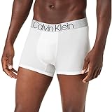 Calvin Klein Herren Trunk Boxershorts, White 65a, M