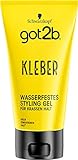got2b Schwarzkopf Kleber, wasserfestes Styling Gel, 1er Pack (1 x 150ml)