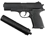 GYD UP1 Schalldämpfer Softair Kugelpistole 32.cm Spielzeugwaffe Pistole Spielzeugpistole CS 29-633 NEU