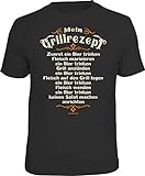 empireposter Grillen - Mein Grillrezept - T-Shirt - Grösse XXL - Fun Spaß Sprüche