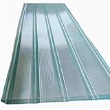 Transparent Kurzrollen,Lichtwellplatten,Wandblech Dachblech,Wetterfest Schuppendachplatte,Dachmaterial für Garagen,Ersatzplatten Gewächshausplatte,2,5mm Dick (0.9x1.8m/35x71in,2 Pcs)