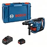 Bosch Professional Akku-Bohrhammer BITURBO mit SDS max GBH 18V-40 C, 2 Akku ProCORE18V 8.0Ah